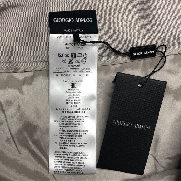 Giorgio Armani Wide Leg Pants 12 - Picture 4 of 4